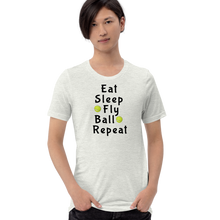 Load image into Gallery viewer, Eat Sleep Flyball Repeat T-Shirts - Light