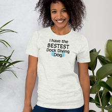 Load image into Gallery viewer, Bestest Dock Diving Dog T-Shirts - Light