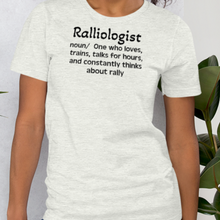 Load image into Gallery viewer, Dog Rally "Ralliologist" T-Shirts - Light