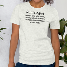 Load image into Gallery viewer, Dog Rally "Ralliologist" T-Shirts - Light