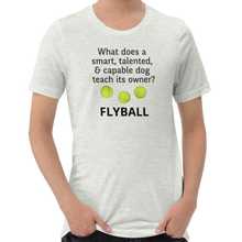 Load image into Gallery viewer, Dog Teaches Flyball T-Shirt - Light