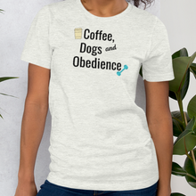 Load image into Gallery viewer, Coffee, Dogs & Obedience T-Shirts - Light