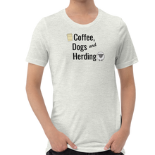 Load image into Gallery viewer, Coffee, Dogs & Sheep Herding T-Shirts - Light