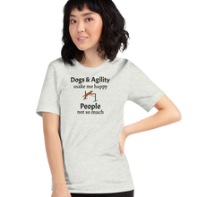 Load image into Gallery viewer, Dogs & Agility Make Me Happy T-Shirts - Light