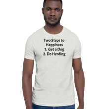 Load image into Gallery viewer, 2 Steps to Happiness - Herding T-Shirts - Light
