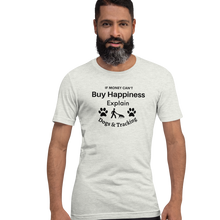 Load image into Gallery viewer, Buying Happiness w/ Dogs & Tracking T-Shirts - Light