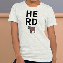 Load image into Gallery viewer, Stacked Herd with Cattle T-Shirts - Light