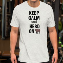 Load image into Gallery viewer, Keep Calm and Cattle Herd On T-Shirts - Light