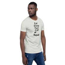 Load image into Gallery viewer, Eat, Sleep, Fast CAT, Repeat T-Shirts - Light