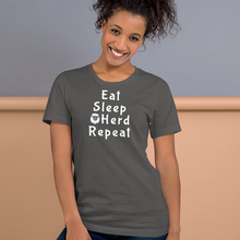 Load image into Gallery viewer, Eat Sleep Sheep Herd Repeat T-Shirts - Dark