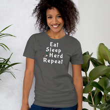 Load image into Gallery viewer, Eat Sleep Duck Herd Repeat T-Shirts - Dark