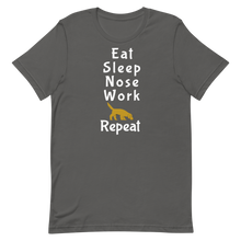 Load image into Gallery viewer, Eat Sleep Nose Work Repeat T-Shirts - Dark