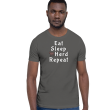 Load image into Gallery viewer, Eat, Sleep, Cattle Herd, Repeat T-Shirts - Dark