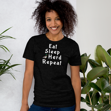 Load image into Gallery viewer, Eat Sleep Duck Herd Repeat T-Shirts - Dark