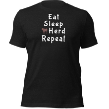 Load image into Gallery viewer, Eat, Sleep, Cattle Herd, Repeat T-Shirts - Dark