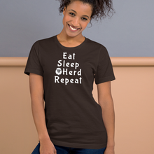 Load image into Gallery viewer, Eat Sleep Sheep Herd Repeat T-Shirts - Dark