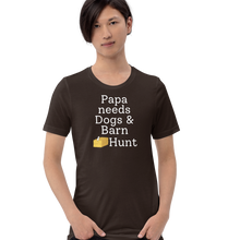 Load image into Gallery viewer, Papa Needs Dogs & Barn Hunt T-Shirts - Dark