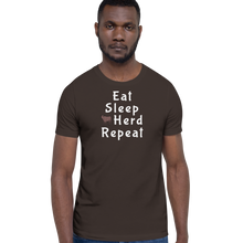 Load image into Gallery viewer, Eat, Sleep, Cattle Herd, Repeat T-Shirts - Dark