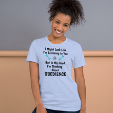 Load image into Gallery viewer, I'm Thinking About Obedience T-Shirts - Light