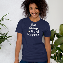 Load image into Gallery viewer, Eat Sleep Duck Herd Repeat T-Shirts - Dark
