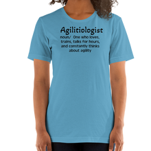 Load image into Gallery viewer, Dog Agility "Agilitiologist" T-Shirts - Light