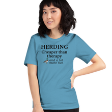 Load image into Gallery viewer, Duck Herding Cheaper than Therapy T-Shirts - Light