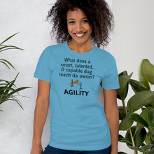 Load image into Gallery viewer, Dog Teaches Agility T-Shirt - Light