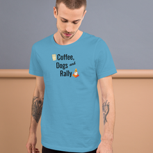 Load image into Gallery viewer, Coffee, Dogs & Rally T-Shirts - Light