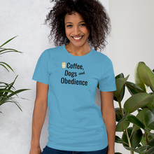 Load image into Gallery viewer, Coffee, Dogs & Obedience T-Shirts - Light