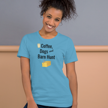 Load image into Gallery viewer, Coffee, Dogs & Barn Hunt T-Shirts - Light