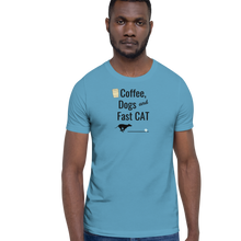 Load image into Gallery viewer, Coffee, Dogs & Fast CAT T-Shirts - Light