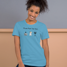 Load image into Gallery viewer, Russell Terrier Plan for the Day T-Shirts - Light
