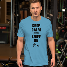 Load image into Gallery viewer, Keep Calm & Sniff On Tracking T-Shirts - Light