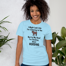 Load image into Gallery viewer, I'm Thinking About Cattle Herding T-Shirts - Light