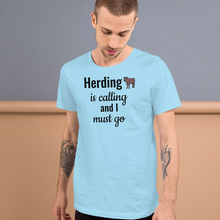 Load image into Gallery viewer, Cattle Herding is Calling T-Shirts - Light