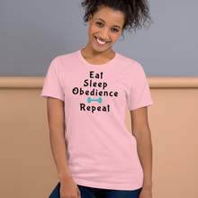 Load image into Gallery viewer, Eat Sleep Obedience Repeat T-Shirt - Light