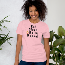 Load image into Gallery viewer, Eat Sleep Rally Repeat T-Shirts - Light