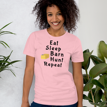 Load image into Gallery viewer, Eat Sleep Barn Hunt Repeat T-Shirts - Light