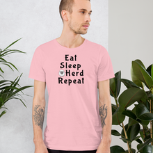 Load image into Gallery viewer, Eat Sleep Sheep Herd Repeat T-Shirt - Light