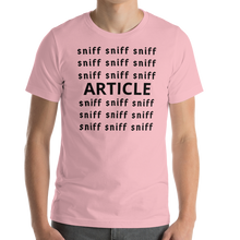 Load image into Gallery viewer, Sniff Sniff Article Tracking T-Shirts- Light