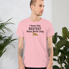 Load image into Gallery viewer, Bestest Nose Work Dog T-Shirts - Light