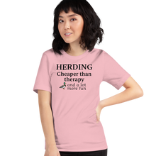 Load image into Gallery viewer, Duck Herding Cheaper than Therapy T-Shirts - Light