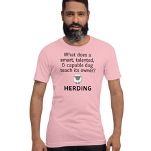 Load image into Gallery viewer, Dog Teaches Sheep Herding T-Shirt - Light
