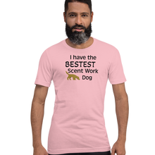 Load image into Gallery viewer, Bestest Scent Work Dog T-Shirts - Light