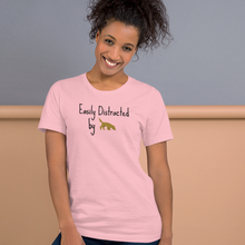 Load image into Gallery viewer, Easily Distracted by Nose/ Scent Work T-Shirts - Light