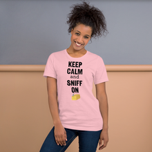 Load image into Gallery viewer, Keep Calm & Sniff On Barn Hunt T-Shirts - Light
