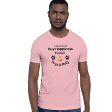 Load image into Gallery viewer, Buy Happiness w/ Dogs & Rally T-Shirts - Light
