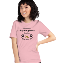 Load image into Gallery viewer, Buy Happiness w/ Dogs & Nose Work T-Shirts - Light