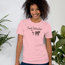 Load image into Gallery viewer, Easily Distracted by Cattle Herding T-Shirt