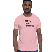Load image into Gallery viewer, Coffee, Dogs, & Cattle Herding T-Shirts - Light